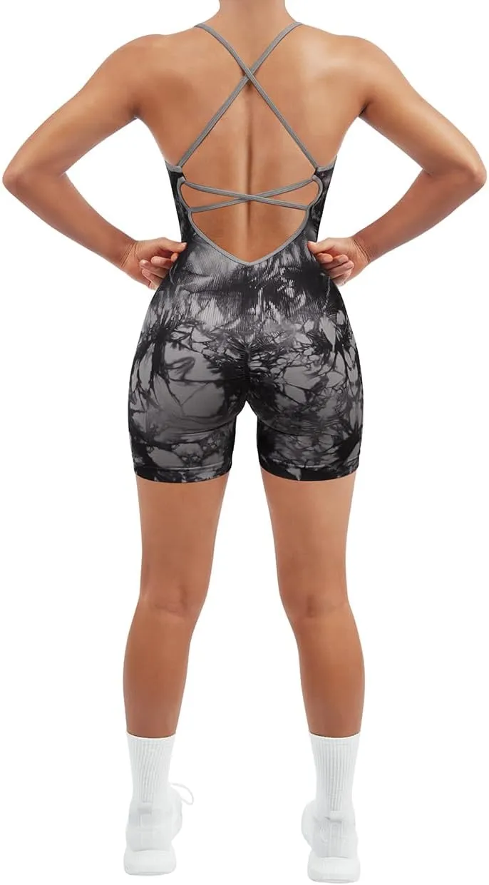 Women Strappy Romper Seamless Jumpsuit