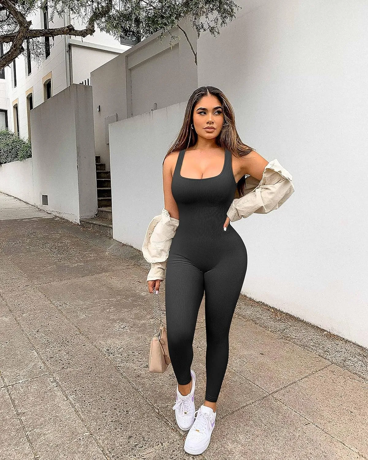 Women Workout Seamless Jumpsuit