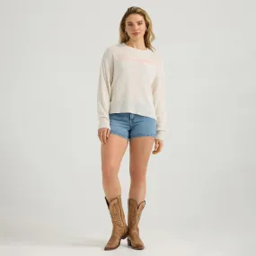 Wrangler Whip Cream Logo Sweater