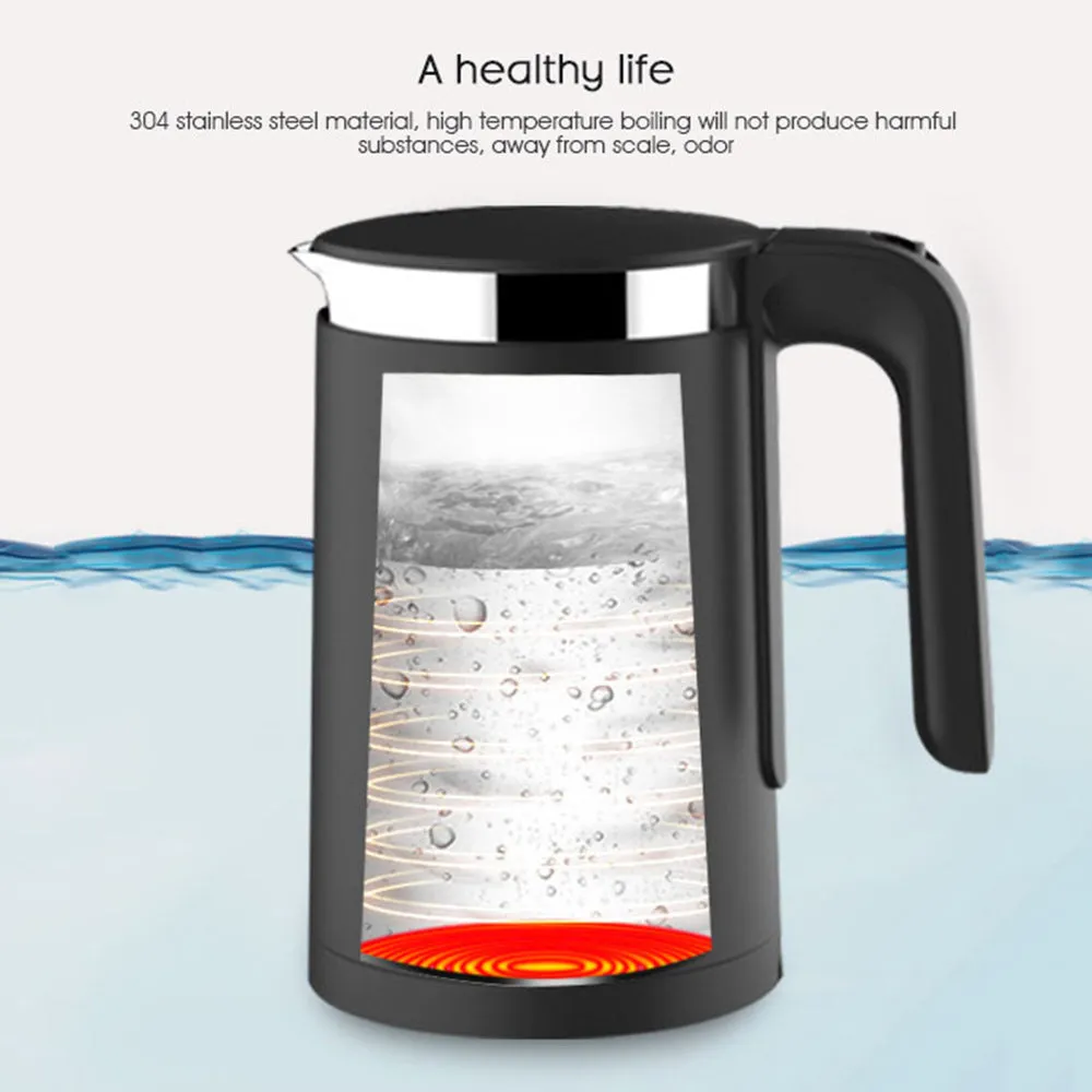 XIAOMI VIOMI Pro Electric Kettle 1.5L 1800W Smart Constant Temperature 5min Fast Boiling OLED Water Kettle Household APP Control