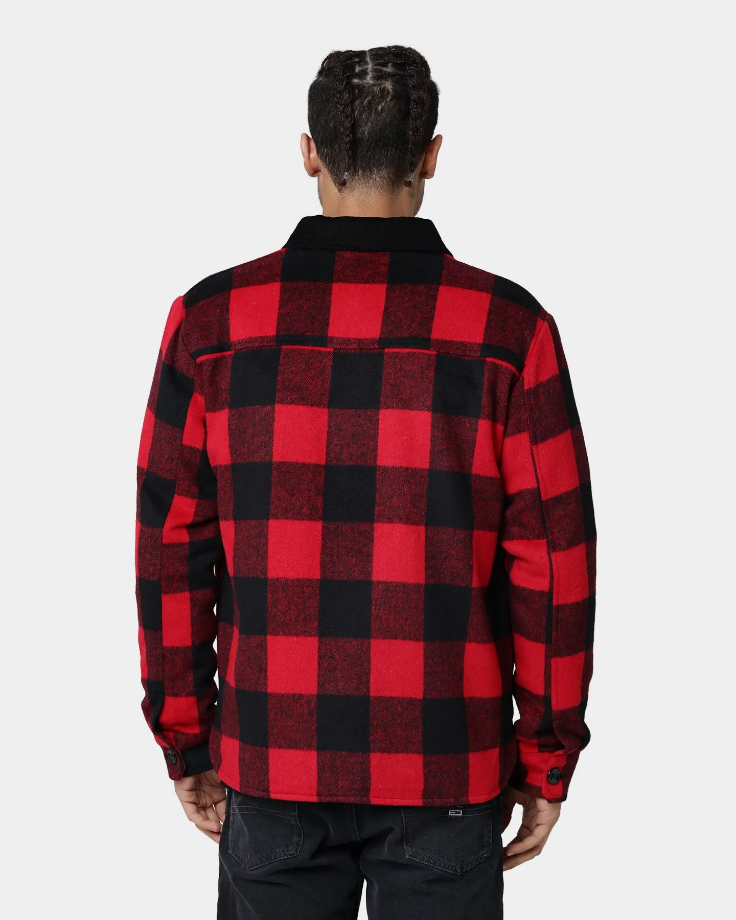 XXIII Tribe Tartan Work Jacket Black/Red