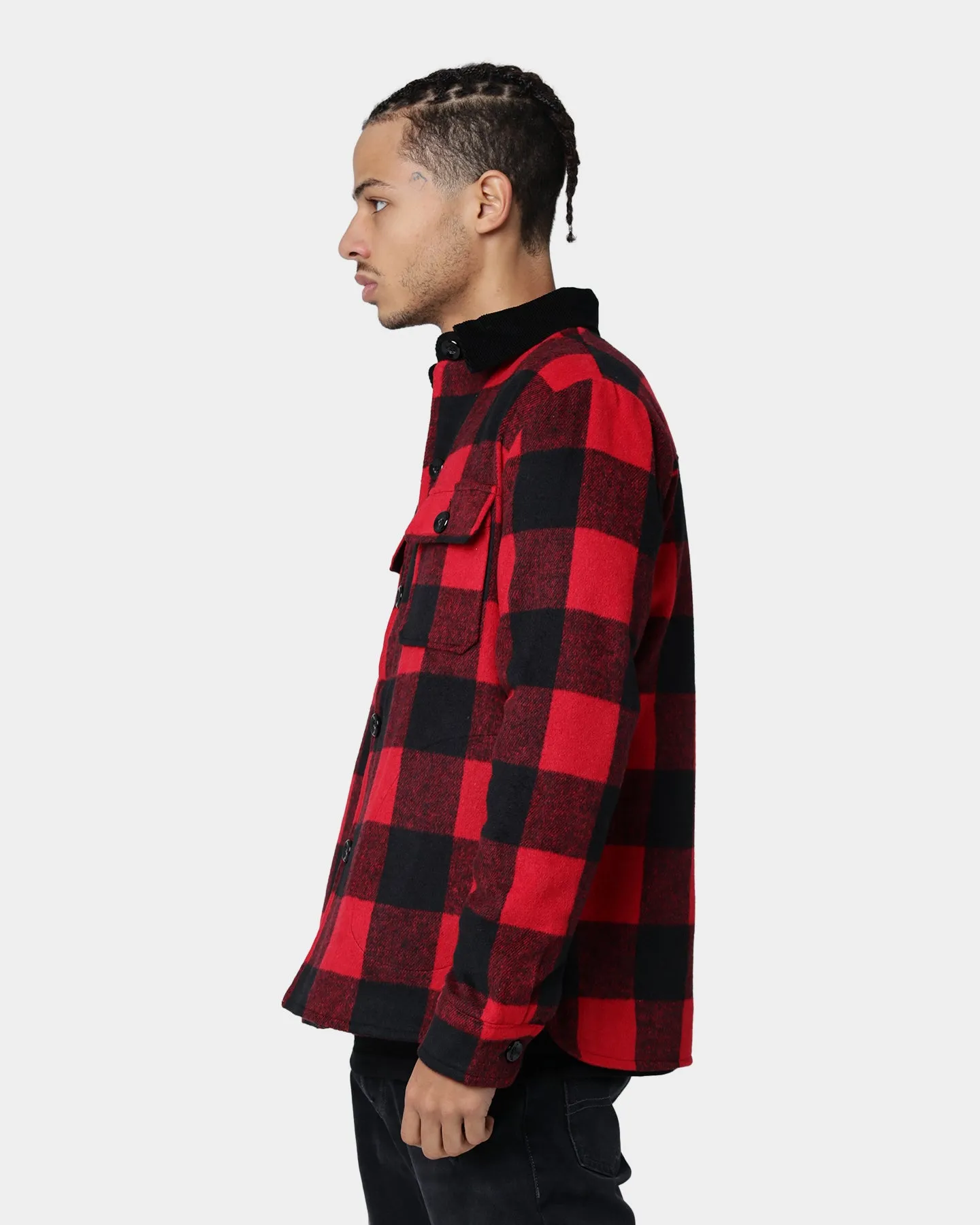 XXIII Tribe Tartan Work Jacket Black/Red