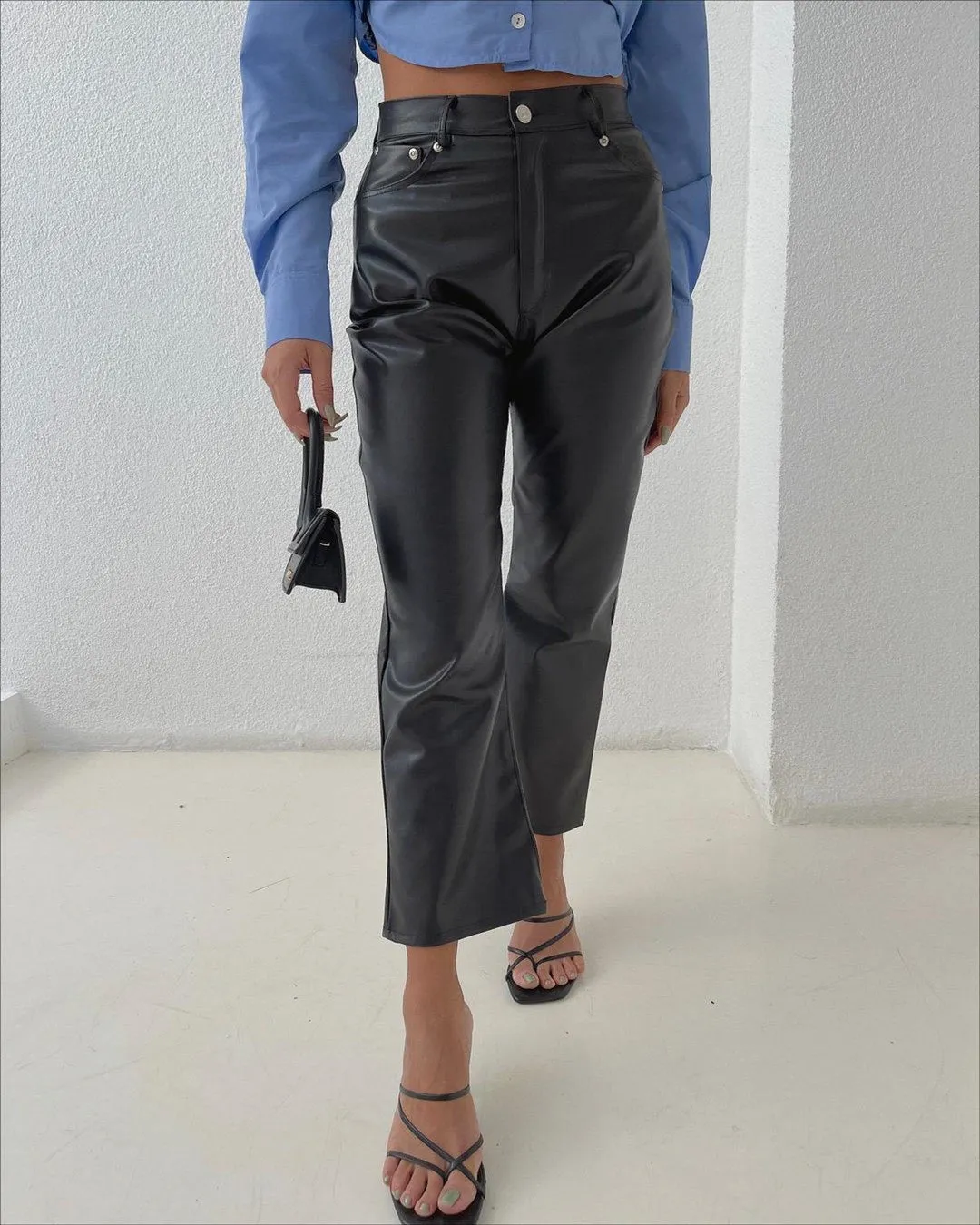 Zara Faux Leather Pants