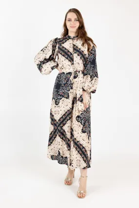 Zeina Print Maxi Dress