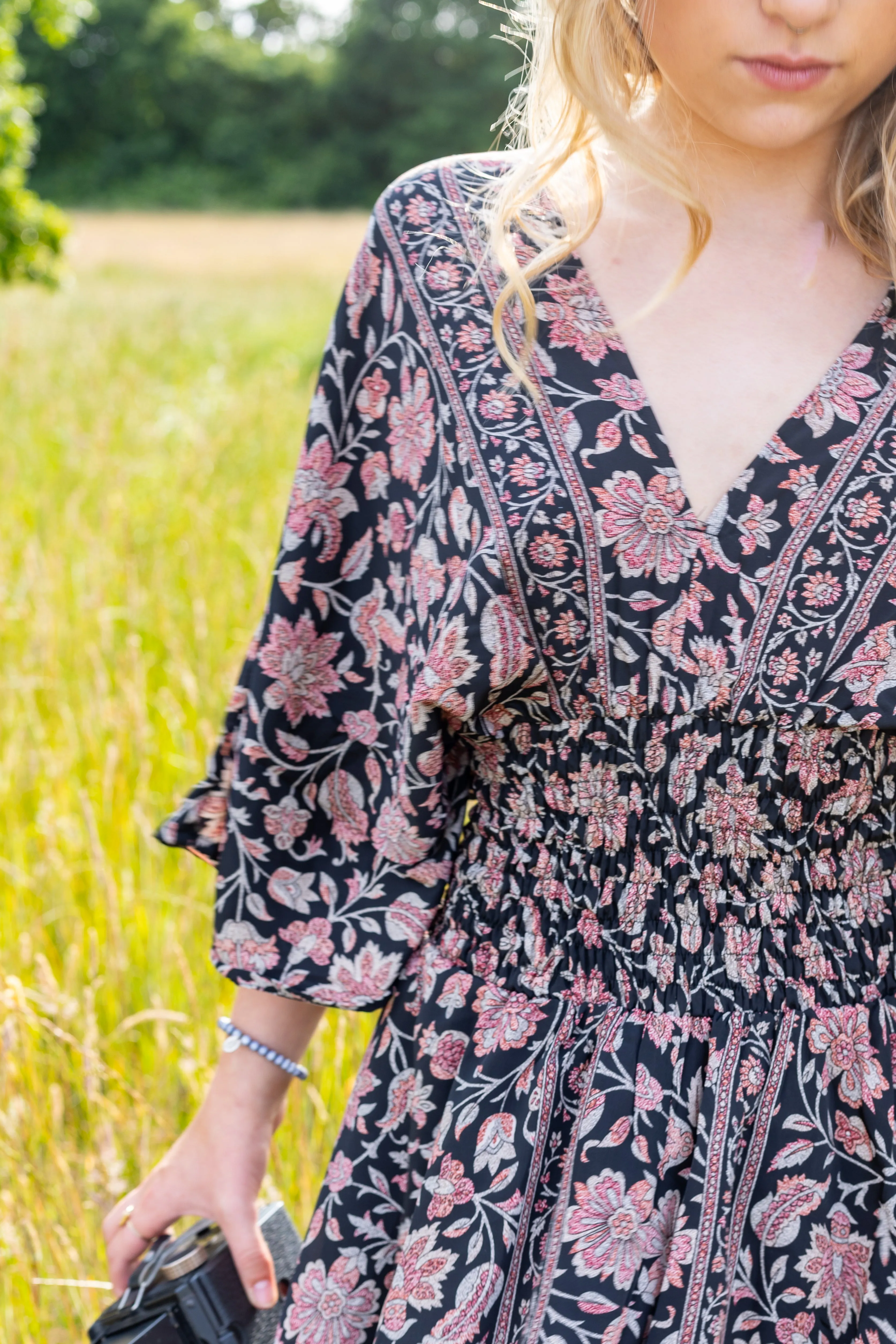 Zula Dress | Midlight Blossom