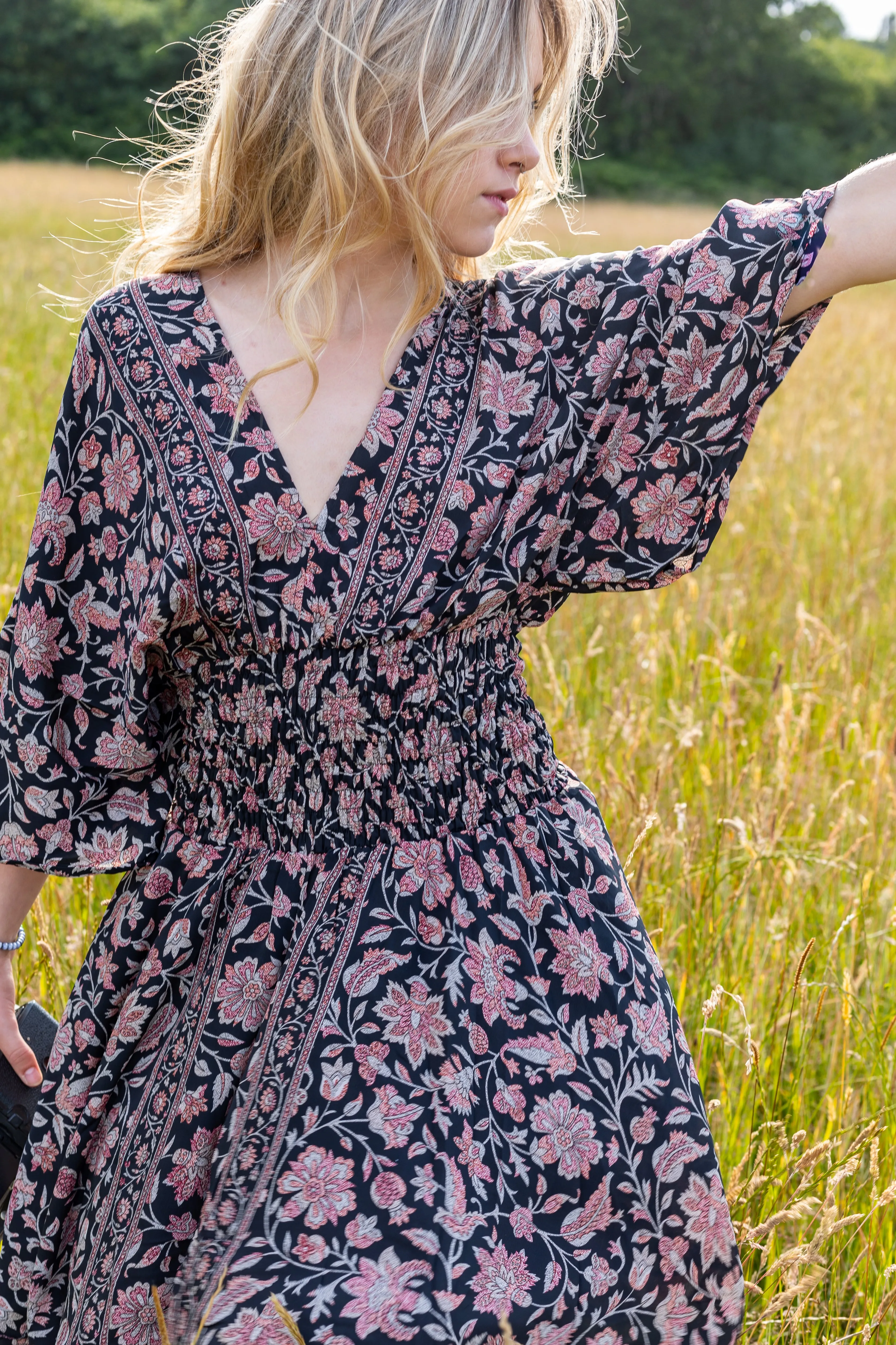 Zula Dress | Midlight Blossom